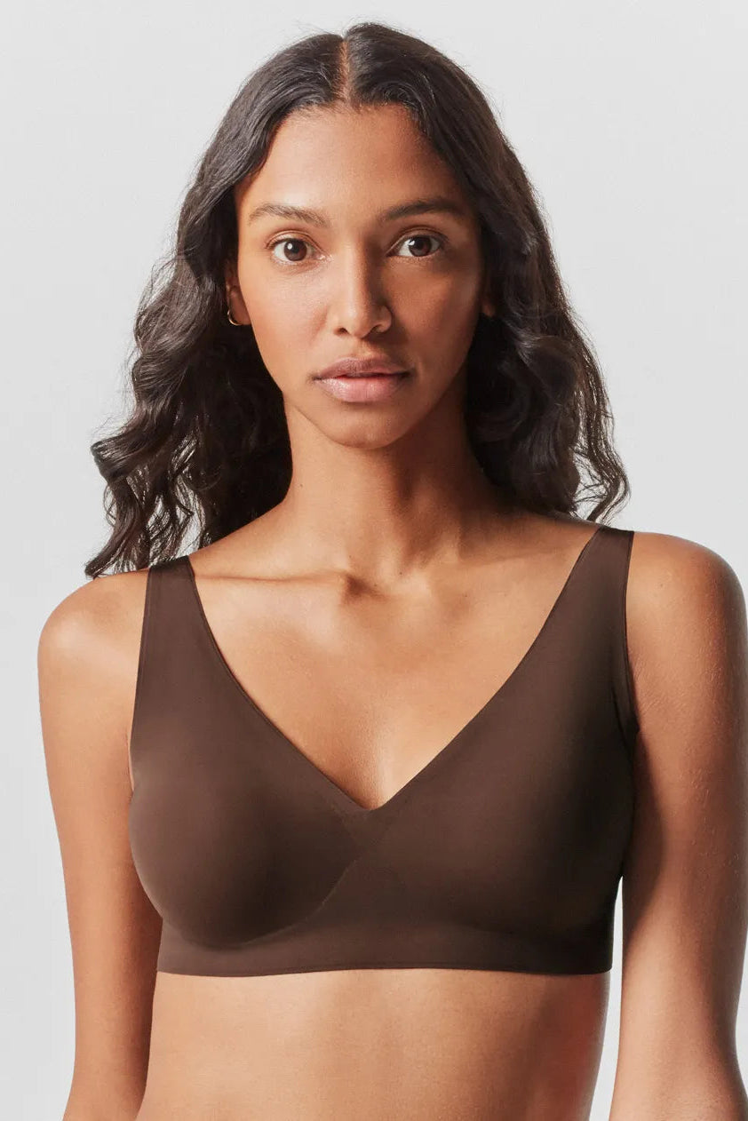 Krūšturis bezvīļu PUSH-UP šokolādes krāsā 1/10011 Gisela*