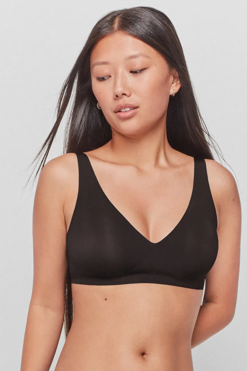 Krūšturis bezvīļu PUSH-UP melna krāsā 1/10011 Gisela*