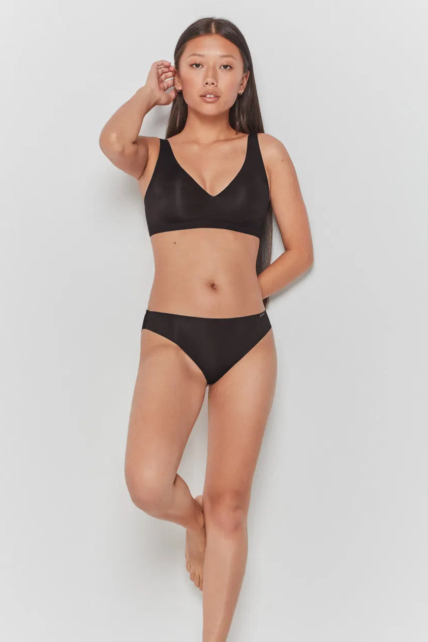 Krūšturis bezvīļu PUSH-UP melna krāsā 1/10011 Gisela*