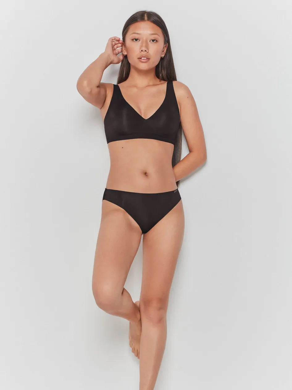 Krūšturis bezvīļu PUSH-UP melna krāsā 1/10011 Gisela*